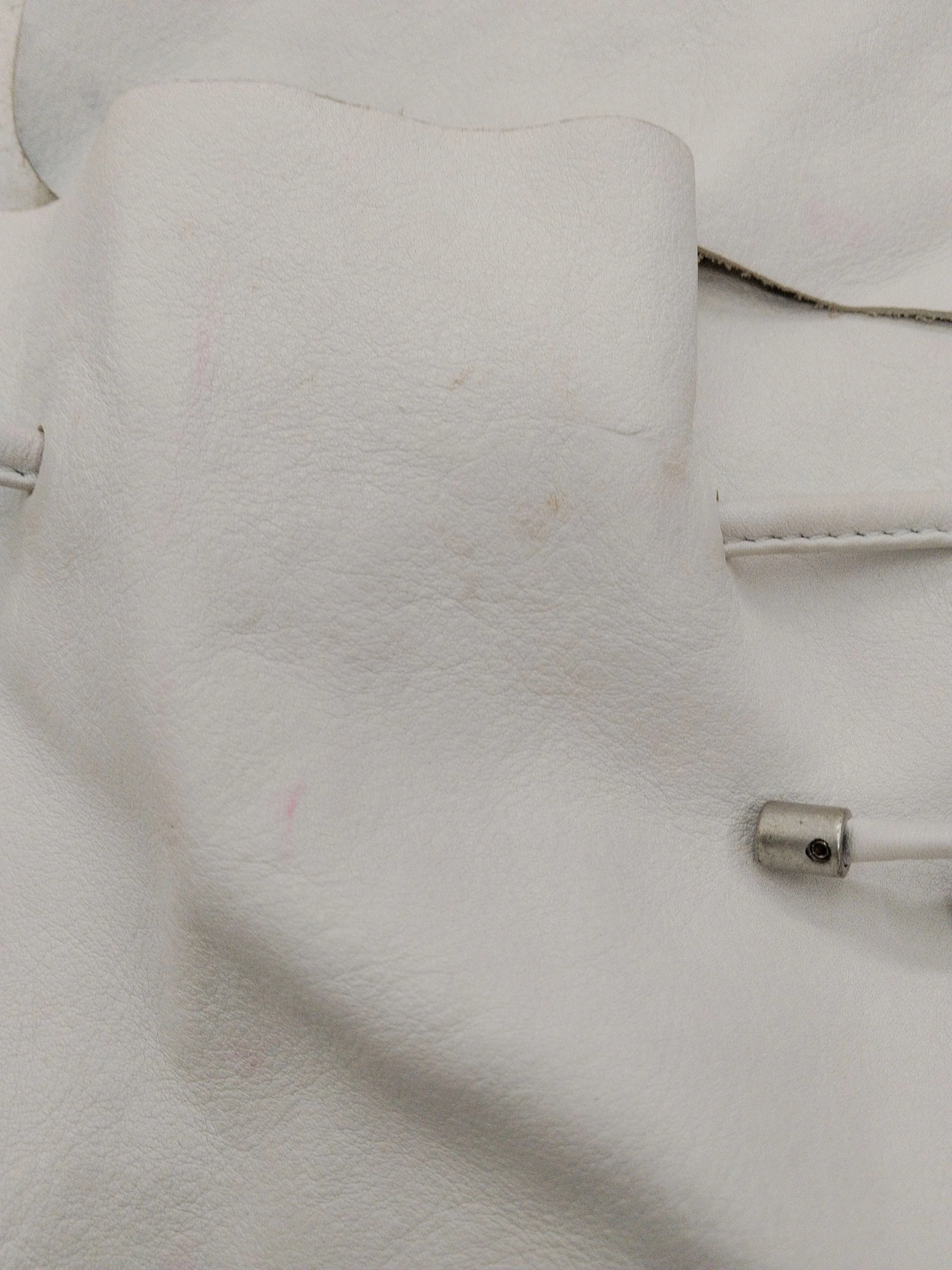 COS Men's Bag White 100% Leather Backpack - Image 5