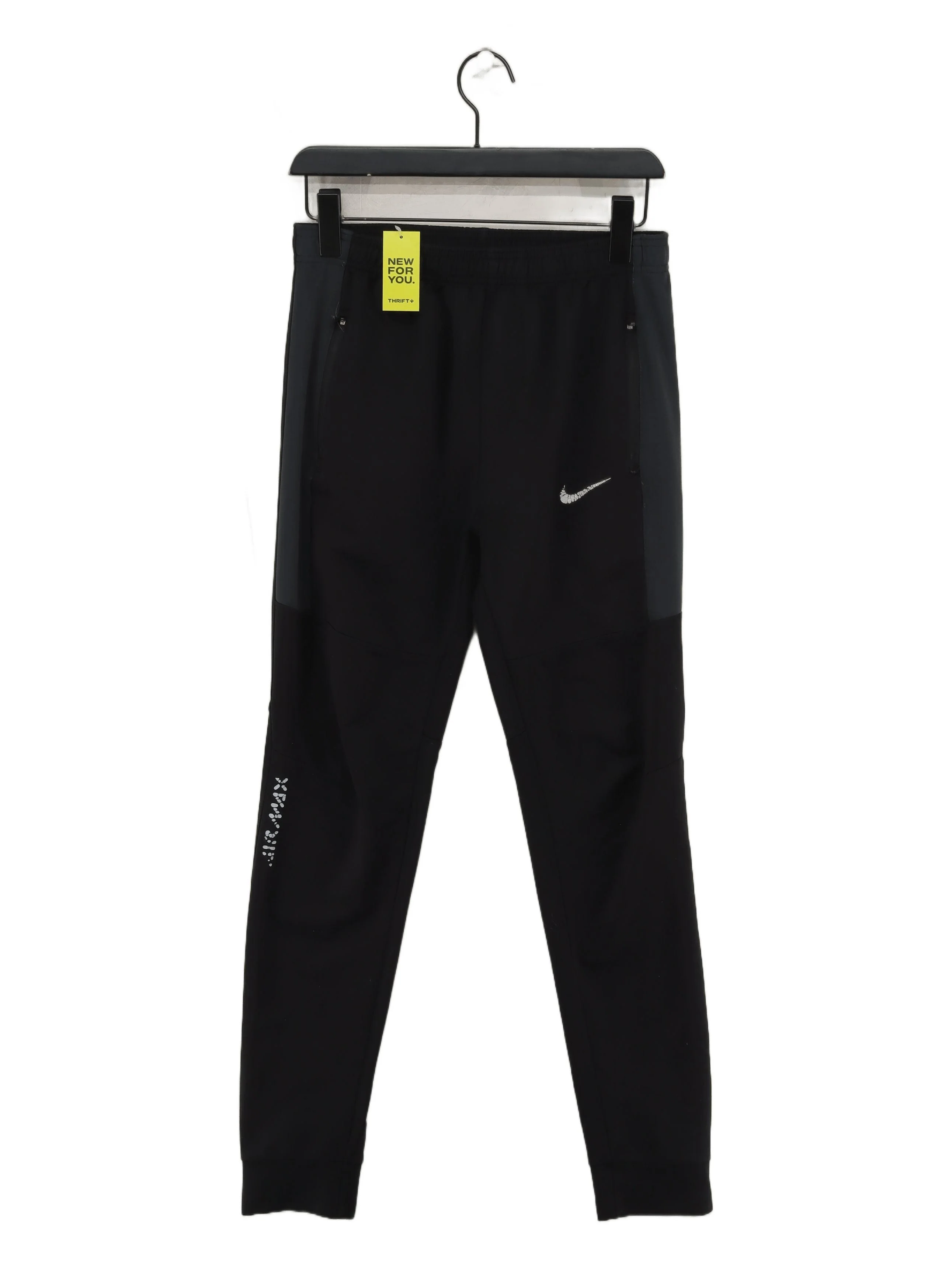 Nike Men's Sports Bottoms M Black 100% Polyester Sweatpants