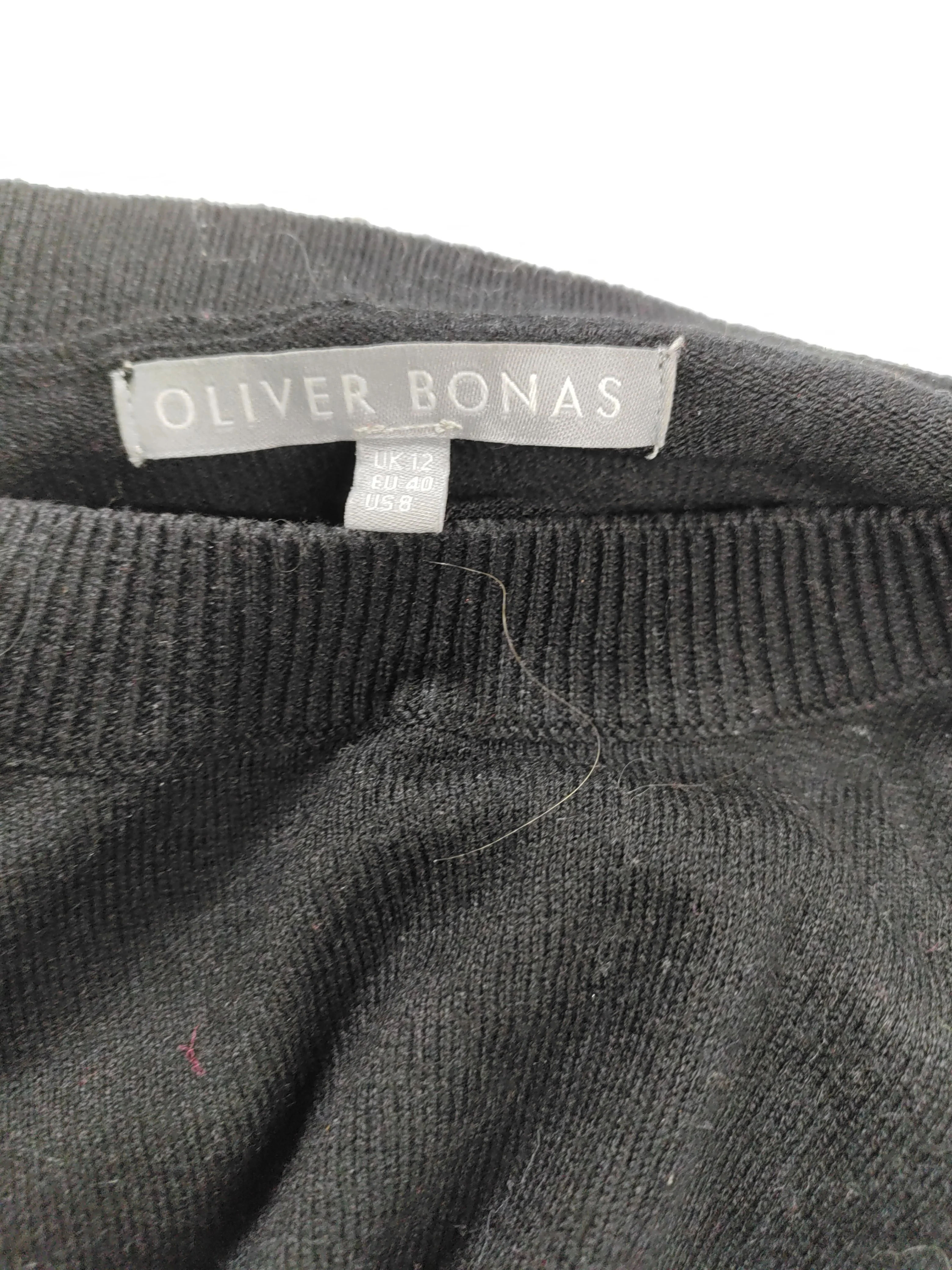 Oliver Bonas Women's Jumper UK 12 Black Polyester - Image 5